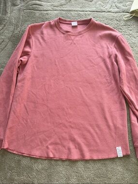 Zara Pink Crewneck Basic Cotton Sweater